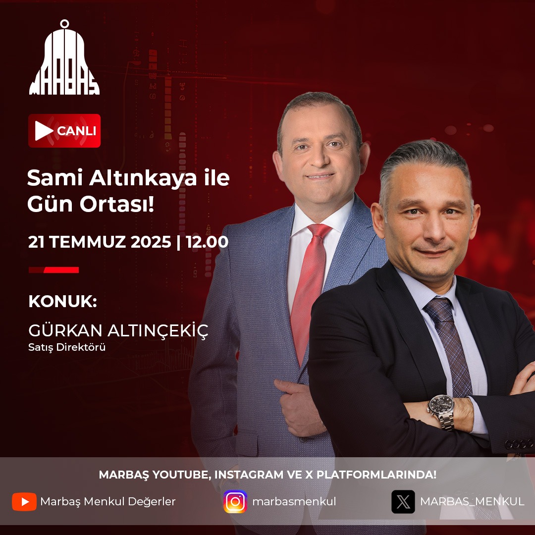 Marbaş Menkul Değerler (@marbas_menkul) on Twitter photo Sami Altınkaya İle Gün Ortası! 🔔
Sami Altınkaya (<a href="/samialtinkaya/">Sami Altınkaya</a>) Moderatörlüğünde Gürkan Altınçekiç (<a href="/grknltnckc/">Gürkan Altınçekiç</a>) ile Canlı Yayınımız Bugün 12:00'da Marbaş Menkul Değerler Youtube Kanalında!
Yayınımıza Ulaşmak İçin Tıklayınız👇 Sami Altınkaya İle Gün Ortası! 🔔
Sami Altınkaya (<a href="/samialtinkaya/">Sami Altınkaya</a>) Moderatörlüğünde Gürkan Altınçekiç (<a href="/grknltnckc/">Gürkan Altınçekiç</a>) ile Canlı Yayınımız Bugün 12:00'da Marbaş Menkul Değerler Youtube Kanalında!
Yayınımıza Ulaşmak İçin Tıklayınız👇