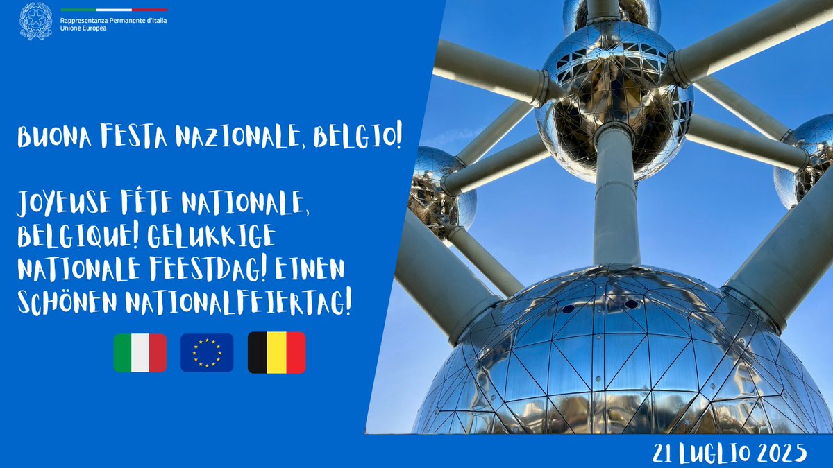 Italy 🇮🇹 in EU (@italyineu) on Twitter photo 🇮🇹🇪🇺| Buona festa nazionale ai colleghi di <a href="/BelgiuminEU/">Belgium in the EU</a> e a tutti gli amici belgi 🇧🇪! 🇮🇹🇪🇺| Buona festa nazionale ai colleghi di <a href="/BelgiuminEU/">Belgium in the EU</a> e a tutti gli amici belgi 🇧🇪!