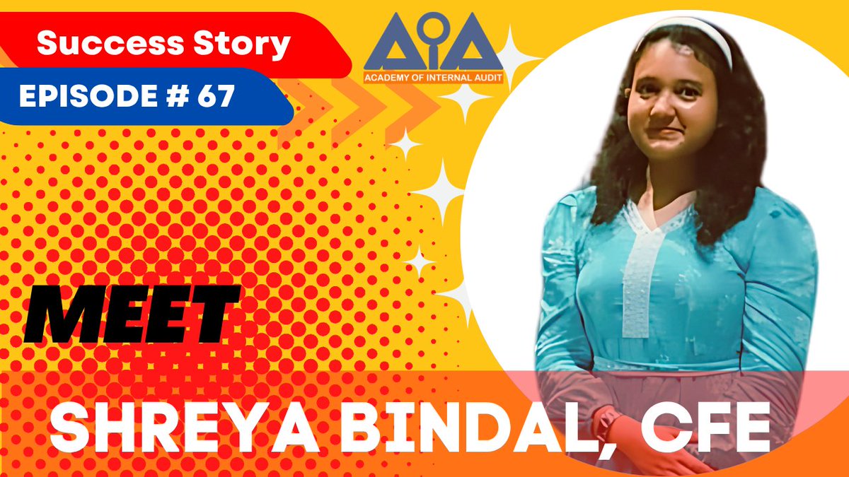 AcademyAudit's tweet photo. Meet Shreya Bindal, CFE, whose dedication and determination turned her certification dream into reality with AIA.π
π₯ Watch her full journey: https://t.co/Ww6OkNlqd2
#CFE #SuccessStories #FraudExaminer #AIA #CFECertified #viral #AuditCareers #ACFE #Trending #Tweet https://t.co/wL2rB9fplJ