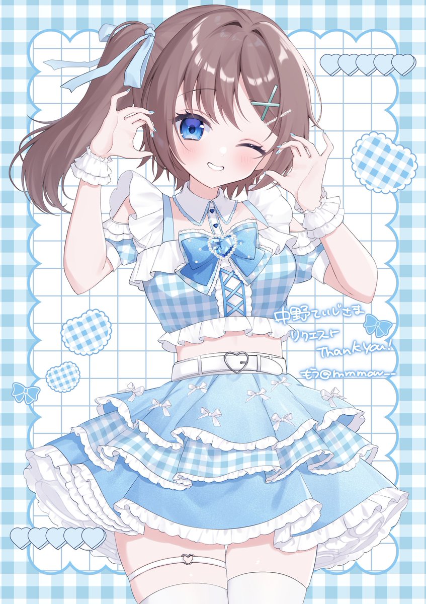 mmmow__'s tweet image. 🩵 #三連休はフォロワーが増えるらしい