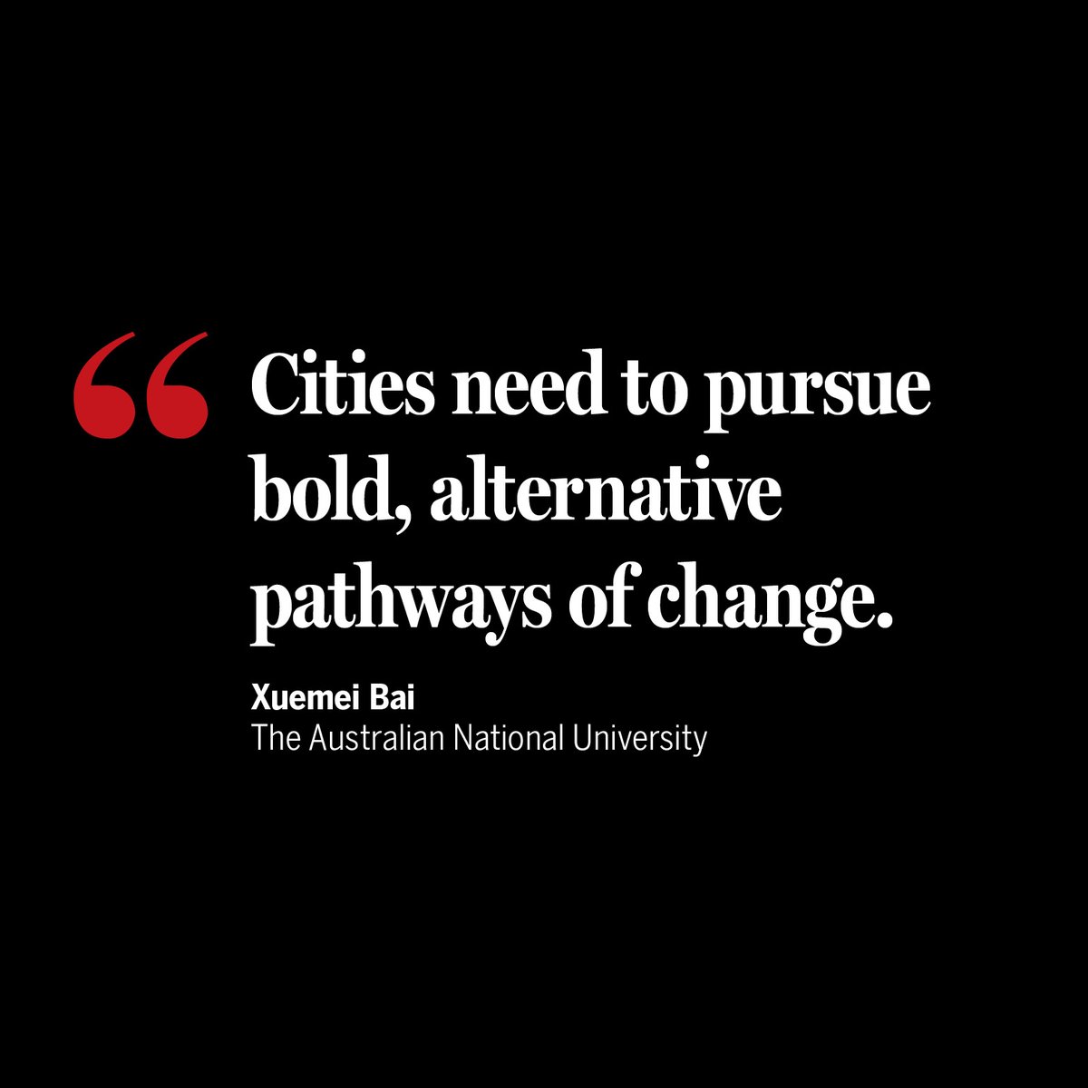 ScienceMagazine's tweet image. "Cities that have been successful in transforming themselves have the potential to do much more than alter their own trajectories. They can serve as proactive nuclei for broader societal transformations," writes Xuemei Bai in a new #ScienceExpertVoices article.…