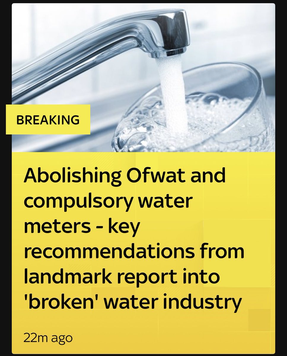 PeteBritish's tweet image. Instead of forcing consumers into having water meters, why not force the water companies into fixing their leaks and not dumping sewage into fragile river systems?
That’d be a start! 🤦🏻♂️