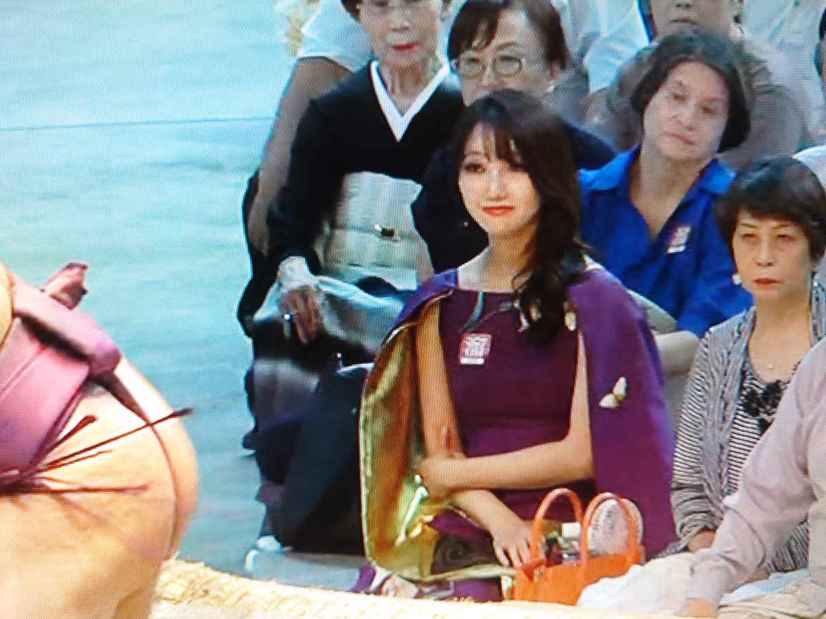 大相撲中継の溜席に美人のコスプレをした人がいた。
マントの裏地が金色、何のコスプレだろうか？