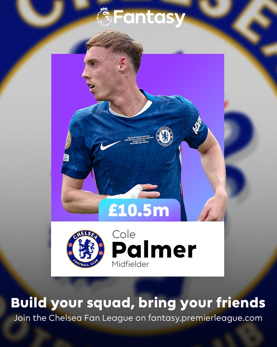 ChelseaFC's tweet image. Cole Palmer's @OfficialFPL price has been confirmed. 👀✔️