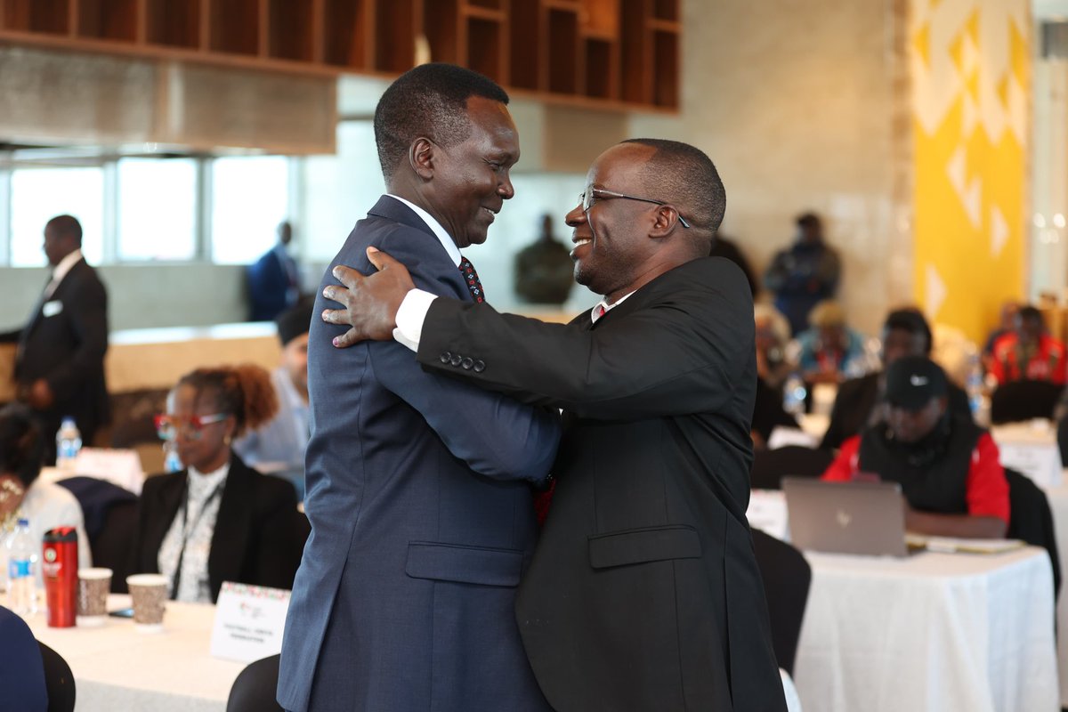 OlympicsKe's tweet photo. Francis Karugu, President of the Kenya Softball Federation, has been elected deputy Secretary General with 14 votes, narrowly edging out IOC Athletes’ Commission member and outgoing representative, Humphrey Kayange, who received 13 votes. https://t.co/xgSKnUhN8Q