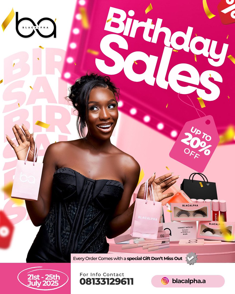 blacalpha_'s tweet image. Sales have officially begun 😍
You can now send in your cart, you’ll be given sales rate🥳