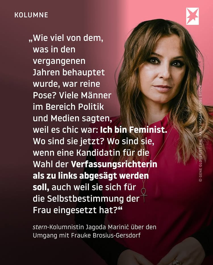 jagodamarinic's tweet image. Meine neue kolumne im @sternde jetzt hier lesen:
stern.de/gesellschaft/i…
