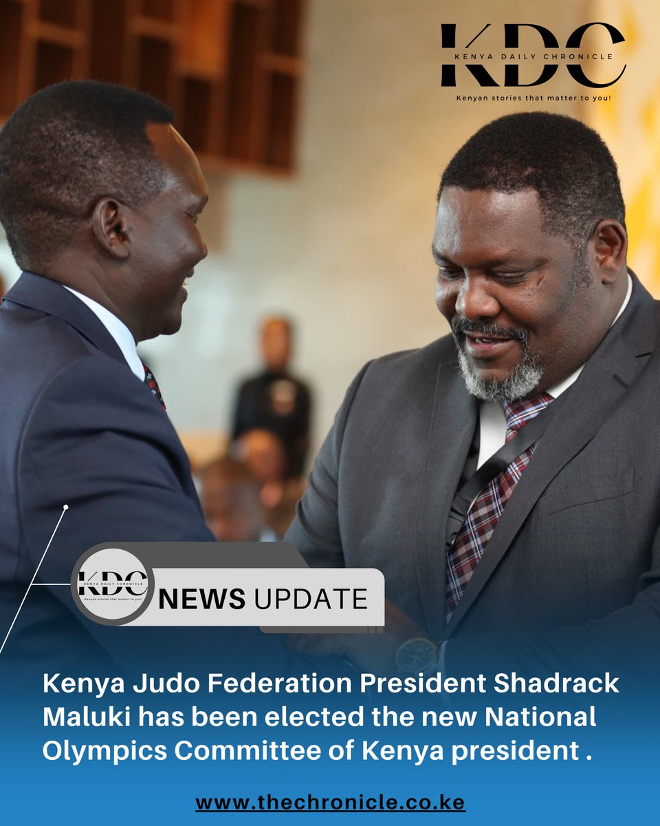 KenyaChronicle's tweet image. Maluki takes over from Paul Tergat.