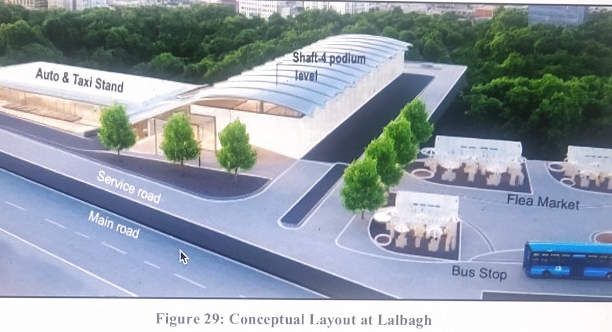 Bengaluru - Do you want this atrocious facility in Lalbagh? 

This is what BBMP's DPR is proposing. Instead of removing congestion, it will increase congestion! We will become a laughing stock of the world.

Bengaluru must raise its voice to 🛑 the car-only Tunnel Road proposal.