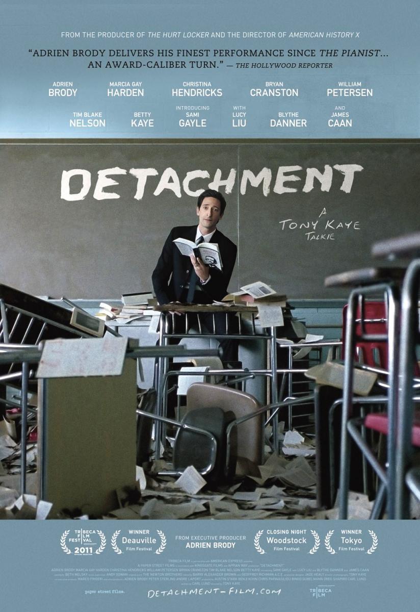 Un Adrien Brody espectacular como profesor quemado y un Tony Kaye que volvió por todo lo alto al cine social tras "American History X". Es "Detachment", y es la obra maestra que comentamos <a href="/Carolcr80/">Carolina Cáceres</a> y yo en el último programa de <a href="/turracinema/">Turracinema</a>. Aquí: youtube.com/watch?v=geXp9E…