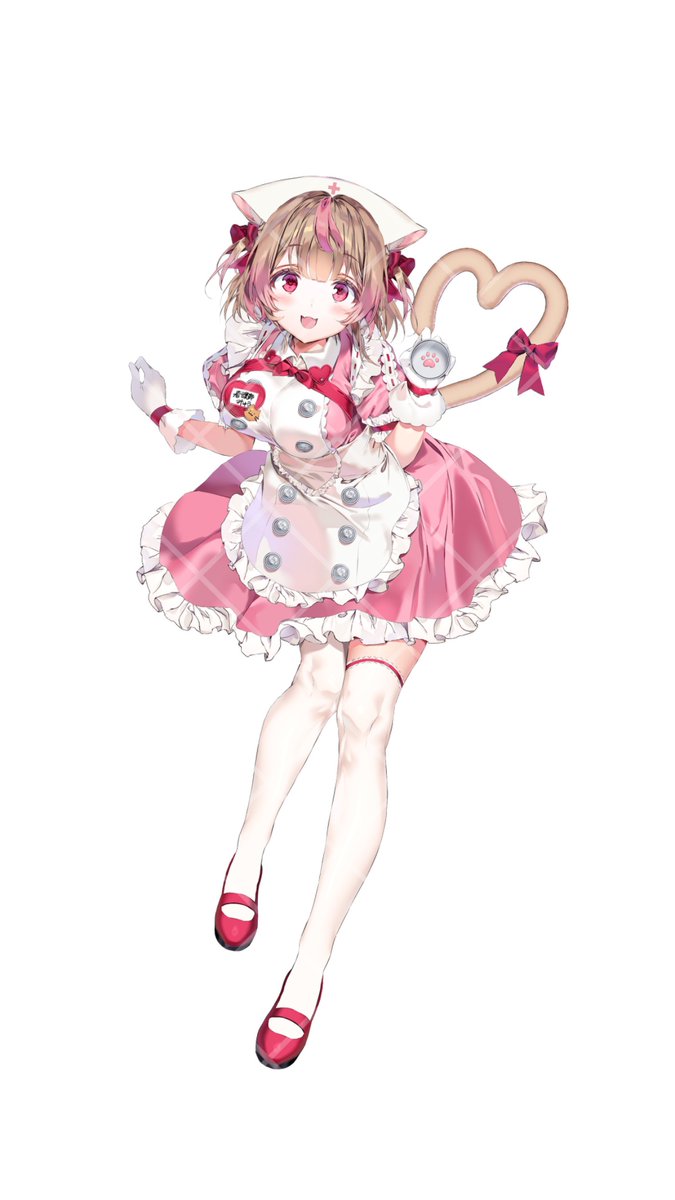 srm_kimi's tweet image. 【お仕事報告】
#IRIAM にて活動中のANIMO( #ANIMO_LIVE )所属 猫桃 みゅう様( #Nekomi_myuu )のナース/イースター立ち絵を制作させて頂きました!