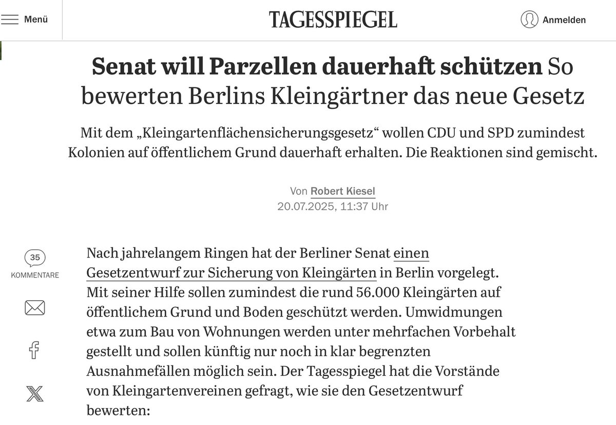 berthoppe's tweet image. Berlin verfügt über sehr große Flächen, die von der Stadt teils schon vor dem Ersten Weltkrieg gekauft wurden, um dort Wohnungen zu errichten. Vielfach wurde sogar schon vor 90 Jahren Baugruben ausgehoben. Doch der Senat möchte die Wochenendhäuser einer Minderheit weiter schützen