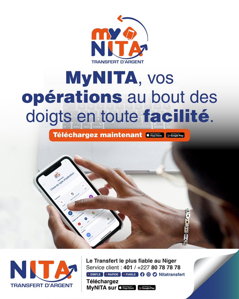 [ #MyNITA ]

Des opérations fluides et sécurisées à portée de main !

Avec MyNITA 🟠🔵 rejoignez un monde aux multiples possibilités , l'application tout en UN.

Faites la mise à jour ou téléchargez votre application depuis PlayStore ou AppStore.