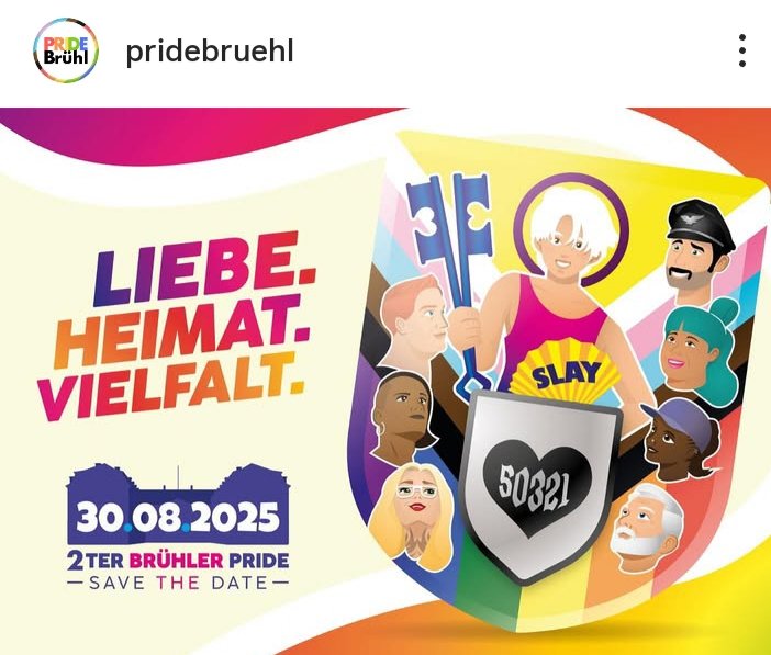 Nächste #pride für mich
#brühl 🏳️‍🌈🙌🏼🏳️‍⚧️🫶🏻