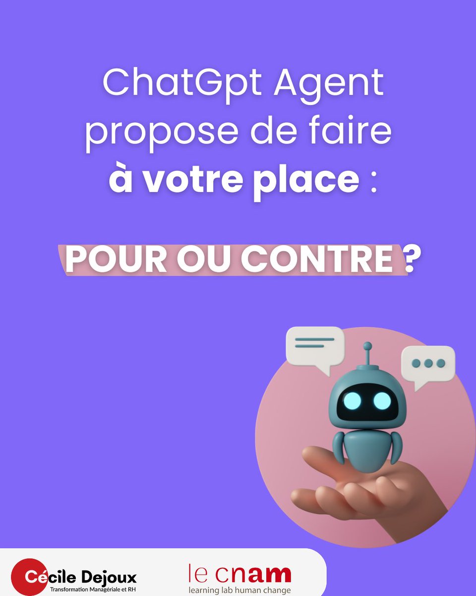 ChatGPT Agent : ChatGPT ne se contente plus de répondre : il agit pour vous, sur un ordinateur virtuel, en toute autonomie.

#ChatGPTAgent #OpenAI #IA #Automatisation