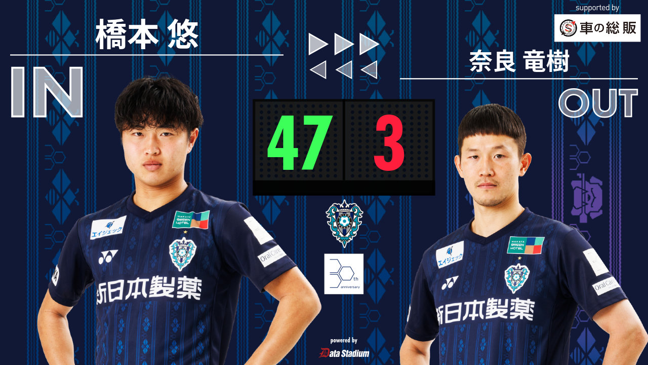 アビスパ福岡　ユニフォーム　3XO 奈良竜樹 DF3 奈良 竜樹 | アビスパ福岡公式サイト | AVISPA FUKUOKA