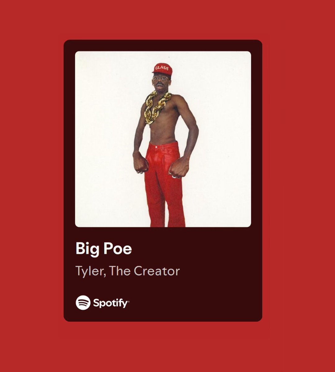 "I don't trust white people with dread locks"

— Tyler, The Creator on 'Big Poe' 👀