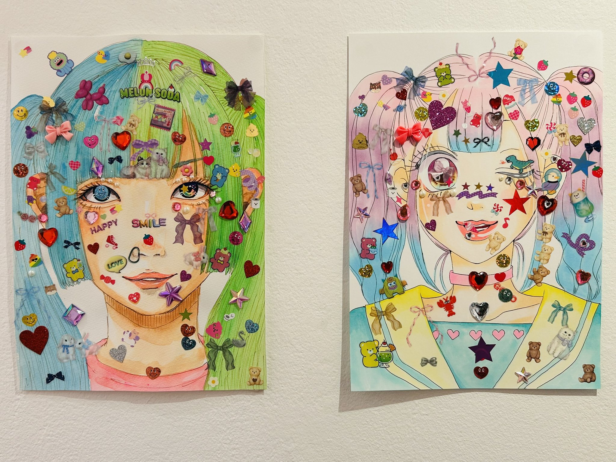 【真作】版画　色鮮やかな木版画作品　鶴の舞う幻想　力強い筆致と色彩美　V9 BOKUNEN ART GALLERY公式オンラインストア / 桜纏う富士 木版画
