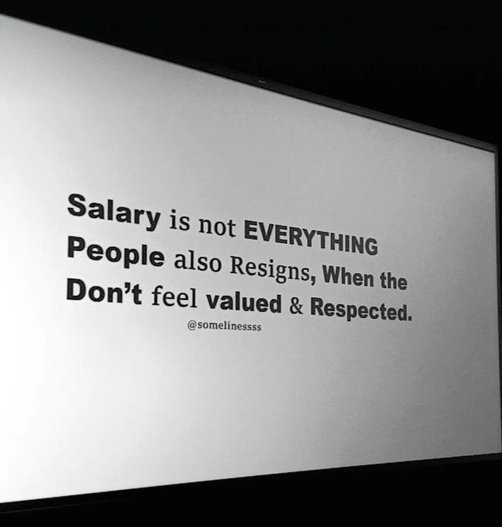 VikramVerm25510's tweet image. Salary isn't everything.
People don’t just leave for better money —
They leave when they don’t feel valued, respected, or seen.
✅ They leave toxic bosses
✅ They leave silent burnout
✅ They leave cultures that ignore their humanity
You can’t retain great people with just a…