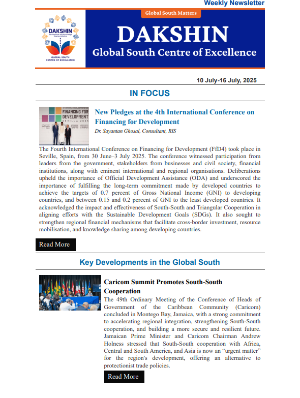 DakshinNews's tweet photo. 📰Now Available: #DAKSHIN's Weekly Newsletter (10–16 July 2025)
Catch the latest updates, insights, and developments shaping the #GlobalSouth.
📖 Read the full issue here: https://t.co/CXtFDyLTPo
📚 Weekly Newsletter Archives: https://t.co/rakxtLLX1b
@ramthebestIFS https://t.co/NJxLpPEojr