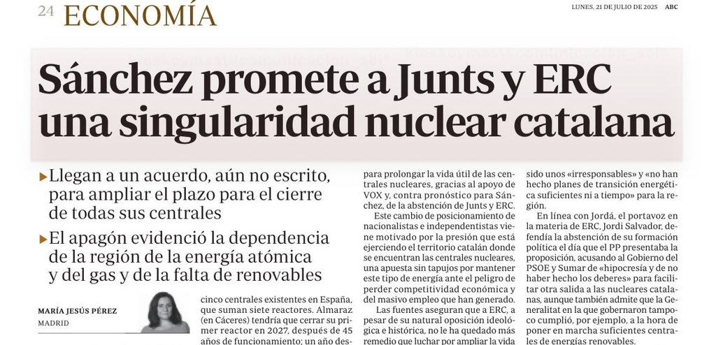 IdiazAyuso's tweet image. Los privilegios para Cataluña son una tomadura de pelo para el resto de los españoles: no recibirá inmigrantes y será la única en mantener la energía nuclear.
Sánchez invade competencias de la Comunidad de Madrid (universidad, autonomía fiscal…) mientras da todo tipo de…