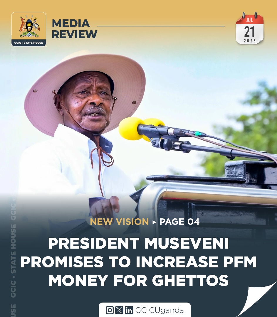 GovUganda's tweet image. โNow, here in the ghetto, because of the high population numbers, we can go from Shs 100m to shs1b per parish, per year for the ghetto structures alone.โ President Museveni said.
gcic.go.ug/media-review-2โฆ