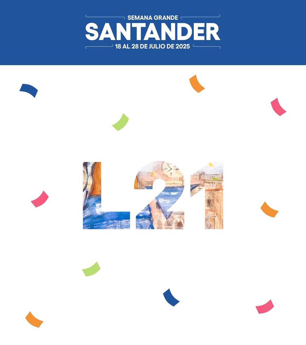 🤍 #SemanaGrandeSantander2025 💙
Un lunes menos lunes, porque estamos disfrutando de nuestras fiestas y la ciudad está muy viva. 
Os recuerdo que tenéis a vuestra disposición toda la información del programa en:
👉🏻 semanagrande.santander.es