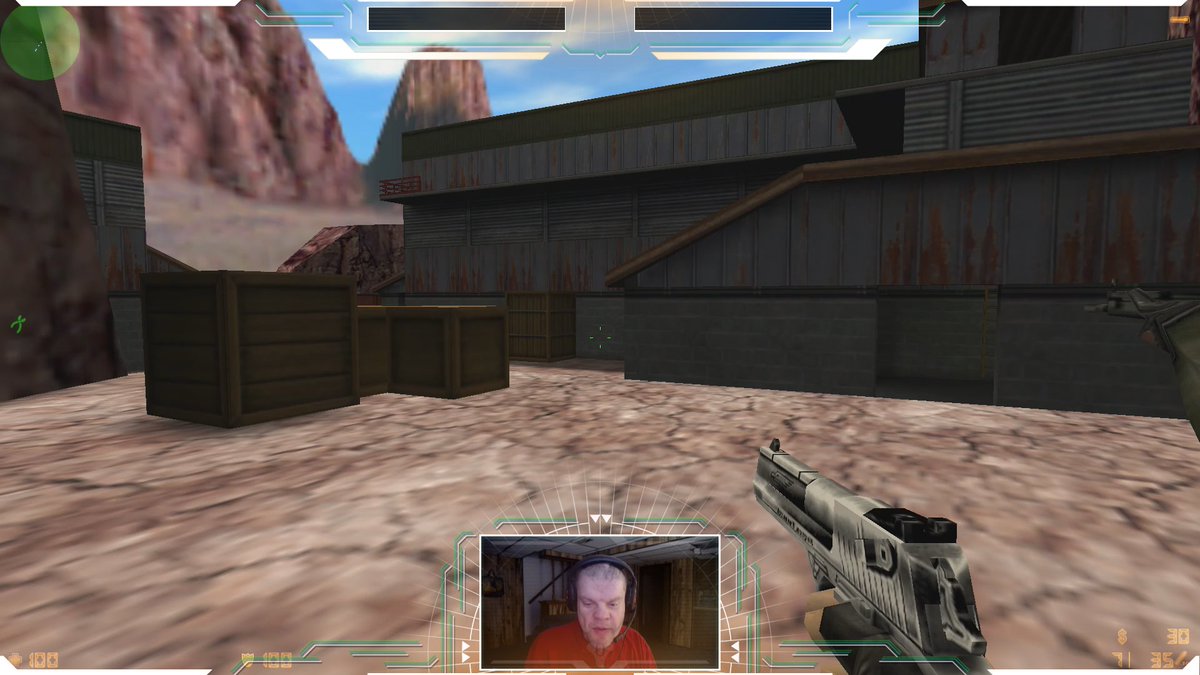 WedgeBob's tweet image. Well, I guess while I&apos;m waking up watching @coachmaryy and @twitchmerabella take on the current #CounterStrike2 version of #Nuke and such, yeah, you know me, had to pop in that old CD-ROM of #ConditionZero and play about the most original version of Nuke I could from the 1.6 Days