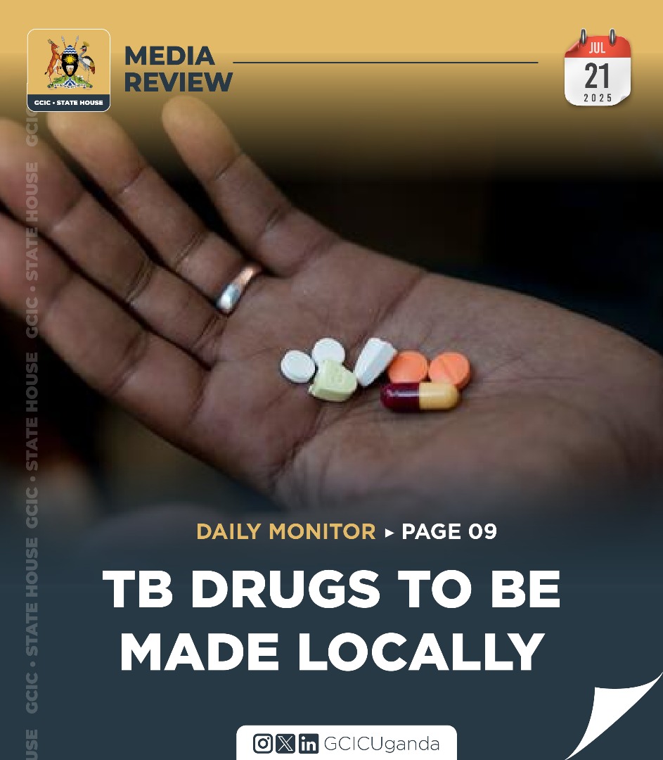 GovUganda's tweet image. Kampala-based Quality Chemicals Industries Ltd (Qcil) has announced a new investment of Shs 130 billion to expand its manufacturing capacity, adding tuberculosis (TB) drugs and other previously imported medicines to its production line.
gcic.go.ug/media-review-2โฆ