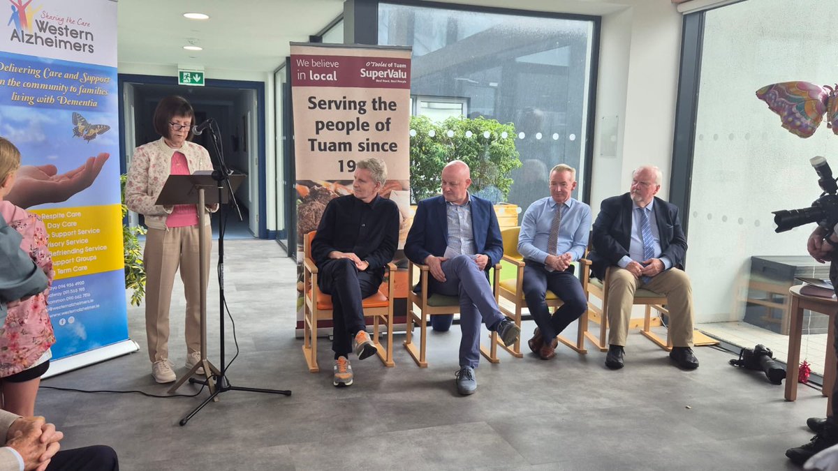 SeanCanney's tweet image. I was delighted to attend the official opening of Marian House - The Joe and Helen O'Toole Respite Home in Ballindine on Friday.
This project will provide additional respite for those living with dementia.
The opening was performed by Mary Lardner and Patrick Kielty.