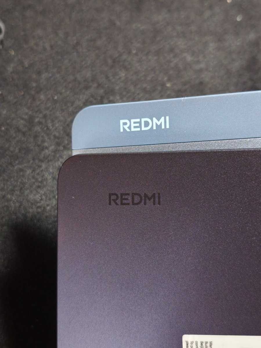 Redmi Pad 2のREDMIも新しいロゴになってるのに気づいた