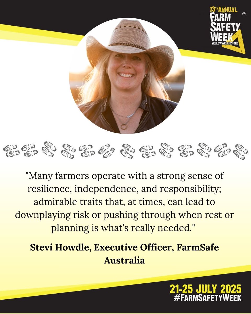 yellowwelliesuk's tweet image. Farm Safety is not just a national concern, it's a global one.
We caught up with our friends down under, @FarmsafeAust, who are running their own Farm Safety Week this week, to find out more about the challenges they're facing in Australia, and how, when it comes to staying…