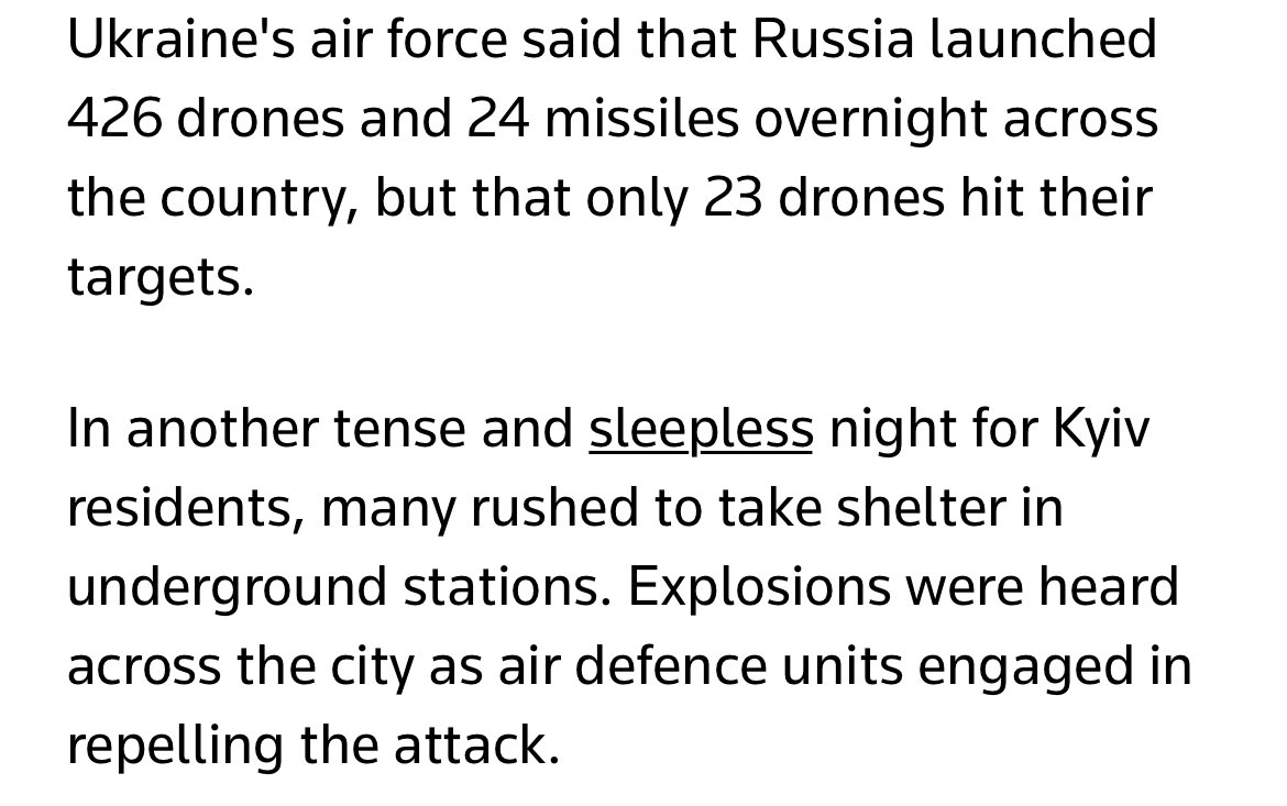 lukemcgee's tweet image. Putin’s peace plan continues.
Russia launches drones, missiles at Ukraine, kills one in Kyiv - reuters.com/business/aeros…