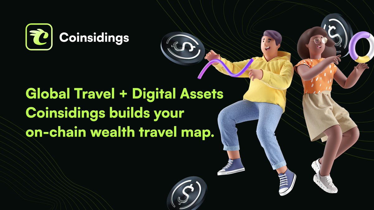 AIAChain's tweet image. 🌍Travel is not just about walking around, it is also a new starting point for asset layout! 💰 #Coinsidings perfectly combines global travel with digital assets.
#Web3 #RWA #CSS #AIA