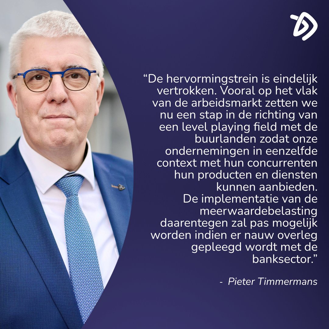 De hervormingstrein is vertrokken! 🚄 Belangrijke maatregelen zijn in gang gezet. Lees meer: vbo-feb.be/nl/persbericht… 🚧Na vakantie tijd voor voorstellen rond administratieve lasten en digitalisering!