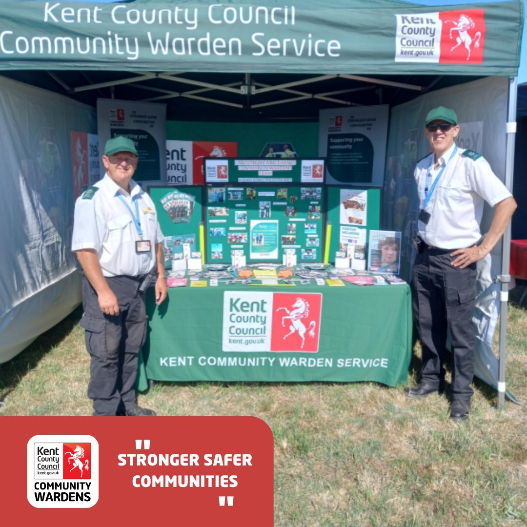 KCC Community Wardens Gary Groombridge, Jason Gordon and Team Leader Aaron Kluibenschadl attended the Fantastic Thanet Extravaganza Event held at Manston Airport. 

The Wardens were proactive in speaking to the many people who attended, giving them advice on how to contact the