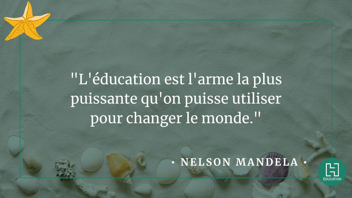 #LundiCitation #NelsonMandela #Education

Toute l'équipe vous souhaite une bonne semaine ! 💖