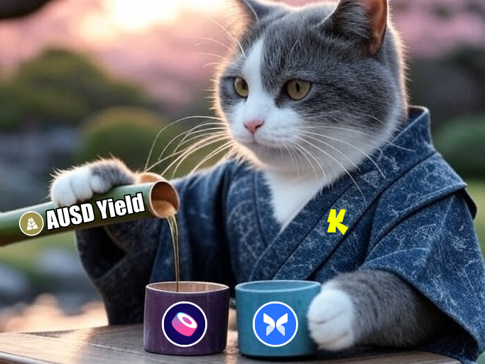 0xJarod's tweet image. How To Earn AUSD Native Yield? 🤔
I wondered about this when I found out they shared their t-bill yield...
Assumption: via index or rebase | Answer: neither
Where Yield From?
Backed 1:1, @withAUSD generates yield from its reserves managed by @vaneck_us & @StateStreet, consisting…