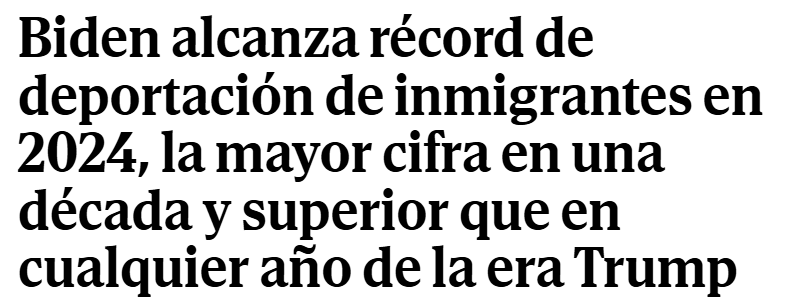 Vean en este hilo los verdaderos campos de concentración de inmigrantes de la administración Biden, que ya acumulaba el escandaloso número de deportaciones de inmigrantes de la administración Obama de la que fue Vicepresidente.
Hay imágenes aterradoras.