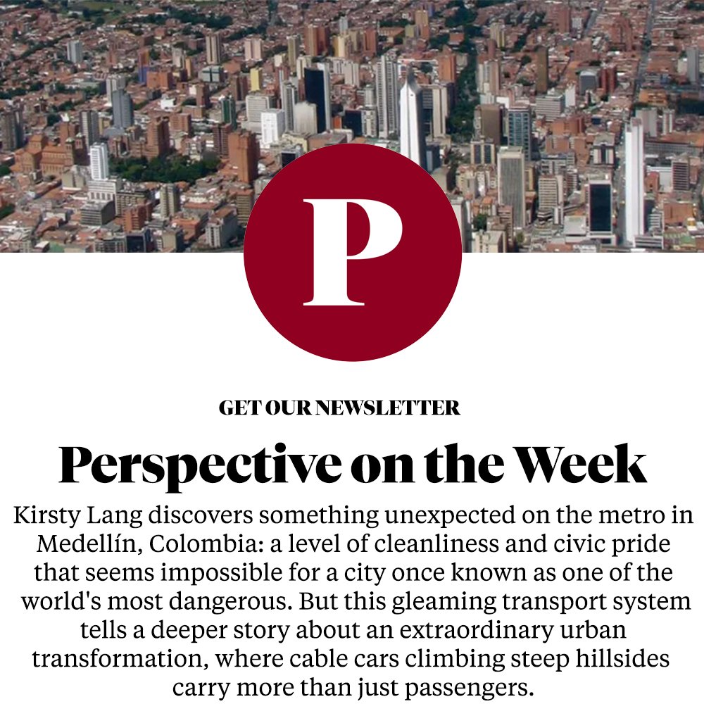 This week’s deep dive, Metro marvel by Kirsty Lang.

Follow the link to read:
…ctive-media-international.beehiiv.com

#PerspectiveMedia #Colombia #Medellin #Metro #CivicPride