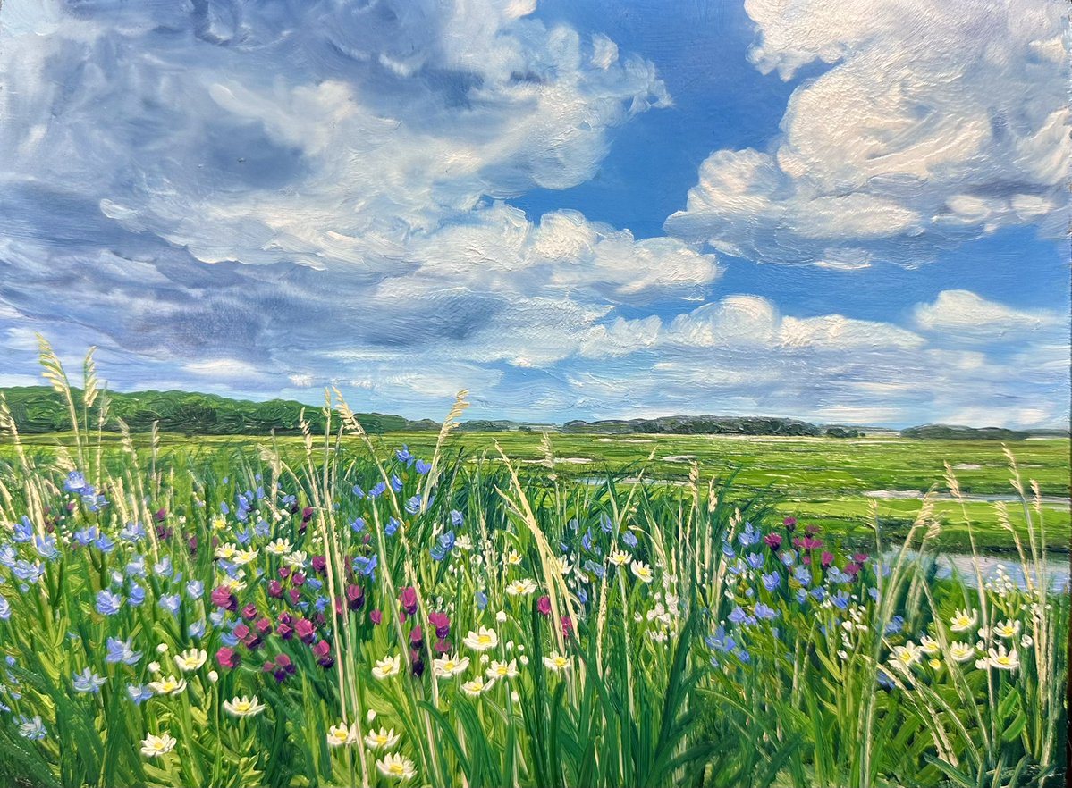 tagsalegirl's tweet image. I’ve been stressed for months that I’ve been painting too slowly, so it felt really good to paint this one alla prima tonight!