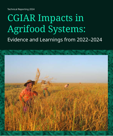 CGIAR_EMD's tweet image. 🌍 The @CGIAR Impact Report shares breakthrough solutions delivering meaningful change in the fight against hunger and malnutrition.
🌱 Discover how science is building stronger, more resilient food systems:
🔗More: on.cgiar.org/40xSqlh
#WithScienceWeCan #FoodSecurity