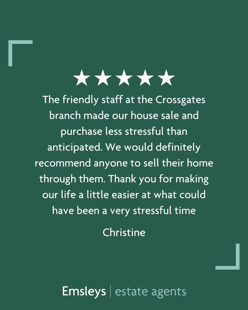 Our team are here to help throughout your property sale. Well done to our Crossgates branch for looking after our fantastic clients.

Contact your nearest branch today for no-obligation property sales advice.