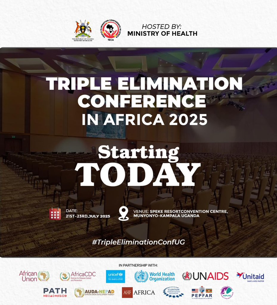Nawanyagaglori1's tweet image. Happy to be attending the High Level Conference on Triple Elimination for HIV, Hepatitis B and Syphilis in Africa with support from @gnpplus organised by @MinofHealthUG and partners happening right now at @spekeresort
@unicef_aids @unicef_aids @iasociety
