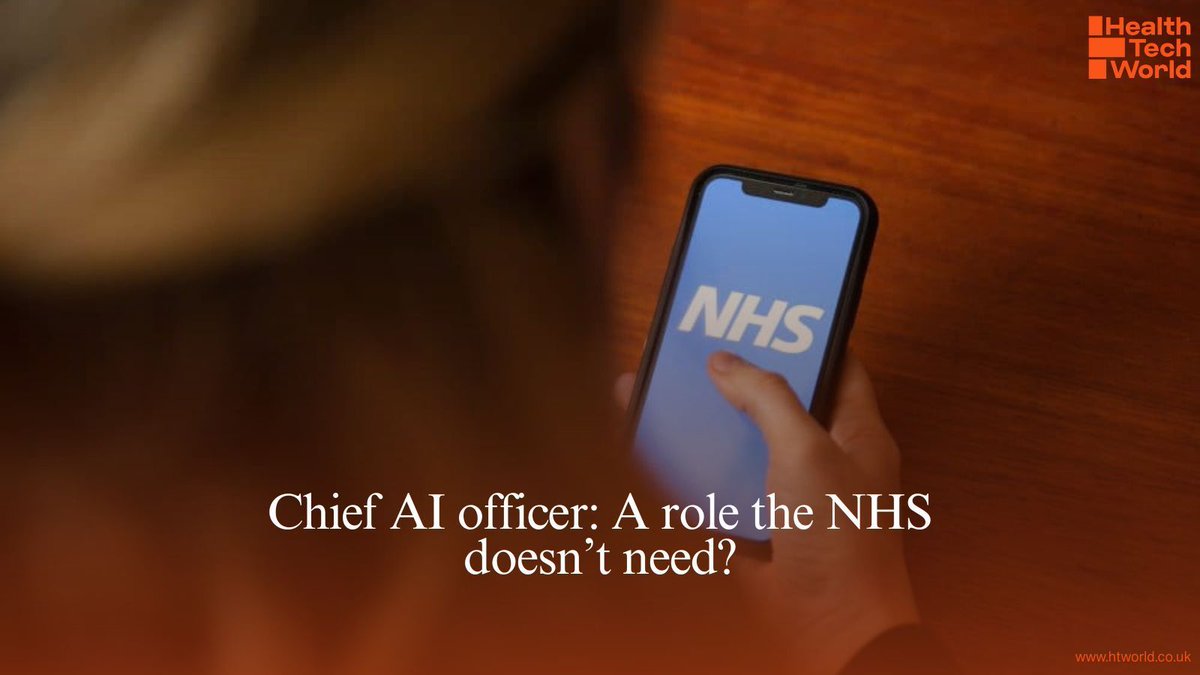 The topic of whether healthcare providers should appoint Chief AI Officers is no longer theoretical. But are they needed in the NHS?

🔗 Full story: buff.ly/LmFBs7n 

#AIleadership #DigitalHealth #NHS #HealthTech #ArtificialIntelligence