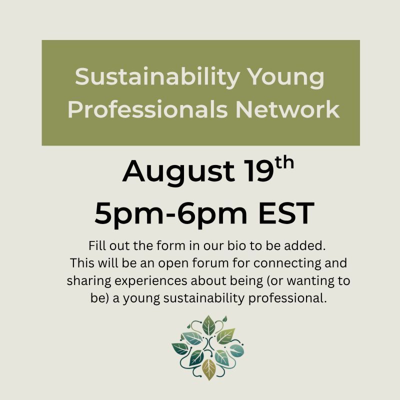 studysustainhub's tweet image. The Sustainability Young Professionals Network is back, now in Open Space format!

No gatekeeping. Just presence, contribution, and curiosity.

Bring your ideas, projects, or questions.

👉 Join us here: buff.ly/3CkF8RC

#SustainabilityProfessional #ClimateCareers