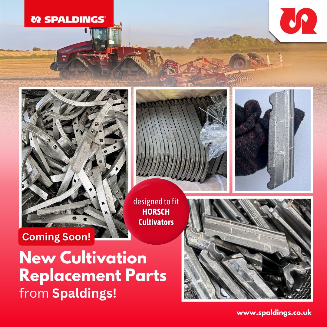 Spaldings's tweet image. 🔧 Coming soon from Spaldings: Weld-on shins &amp;amp; 40mm low disturbance points to fit Horsch #cultivators!
Perfect for stubble #cultivation—built for durability &amp;amp; performance.
Available post-harvest.
🔗 spaldings.co.uk
📞 01522 507600 | contact your local rep