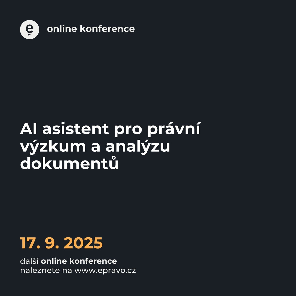 🤖 AI při právních rešerších a analýze dokumentů? Praktický seminář.
epravo.cz/eshop/ai-asist…
#legaltech #AI