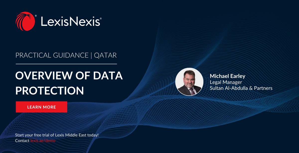 LexisNexis ME (@lexisnexis_me) on Twitter photo Explore QFC data protection laws in a new practice note by Michael Earley of <a href="/SAPQatarLaw/">Sultan Al-Abdulla & Partners</a>. Covers principles, data rights & cross-border rules: lexismiddleeast.com/pn/QatarFinanc…
Start your free #LexisMiddleEast trial today for more in-depth legal guidance: info.lexis.ae/lexis-middle-e… Explore QFC data protection laws in a new practice note by Michael Earley of <a href="/SAPQatarLaw/">Sultan Al-Abdulla & Partners</a>. Covers principles, data rights & cross-border rules: lexismiddleeast.com/pn/QatarFinanc…
Start your free #LexisMiddleEast trial today for more in-depth legal guidance: info.lexis.ae/lexis-middle-e…