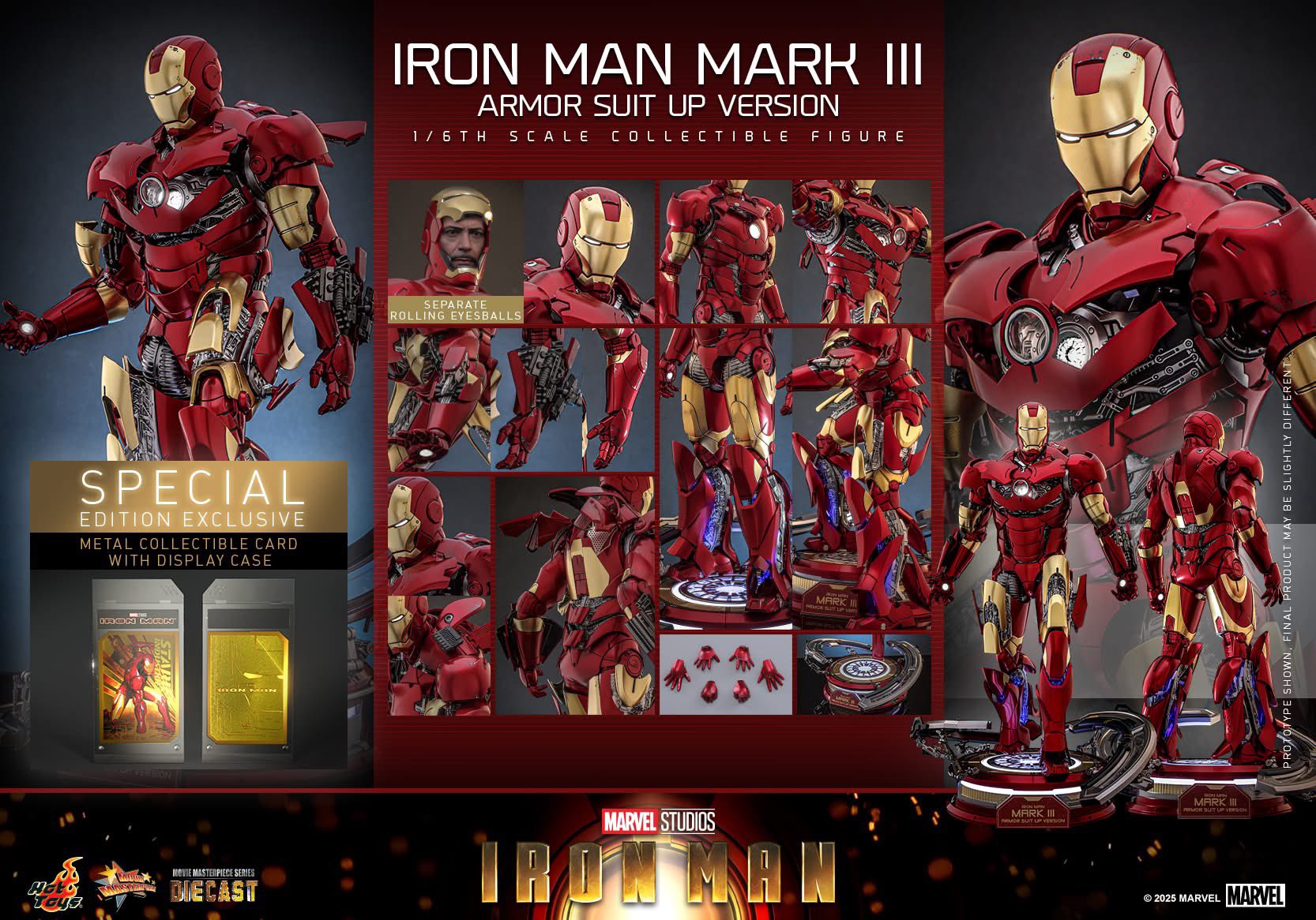 アイアンマン MARK III コンストラクションバージョン Marvel Iron Man Mark III Construction Version Sixth Scale Fi